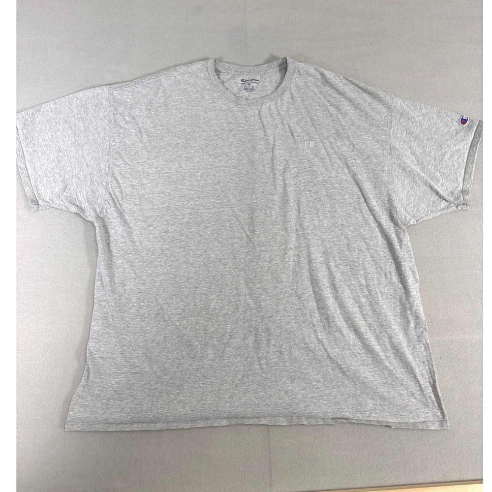 Champion Mens 3XL Heather Gray Authentic Athleticwear Short Sleeve T-Shirt 0568